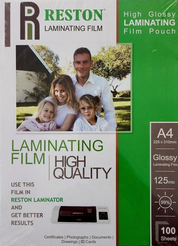 Growlam A4 Laminating Sheet  (125 mil Pack of 1)