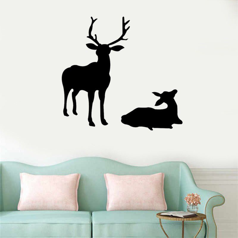 DECORNOWRDM Size : ( 16-inch x 24-inch) New Valiant Deer DIY Reusable wall stencil for home decoration Stencil Stencil  (Pack of 1, Valiant Deer)