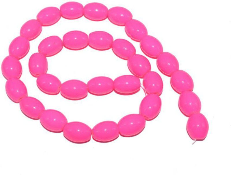 beadwaala Deep Pink Beads  (0 g)