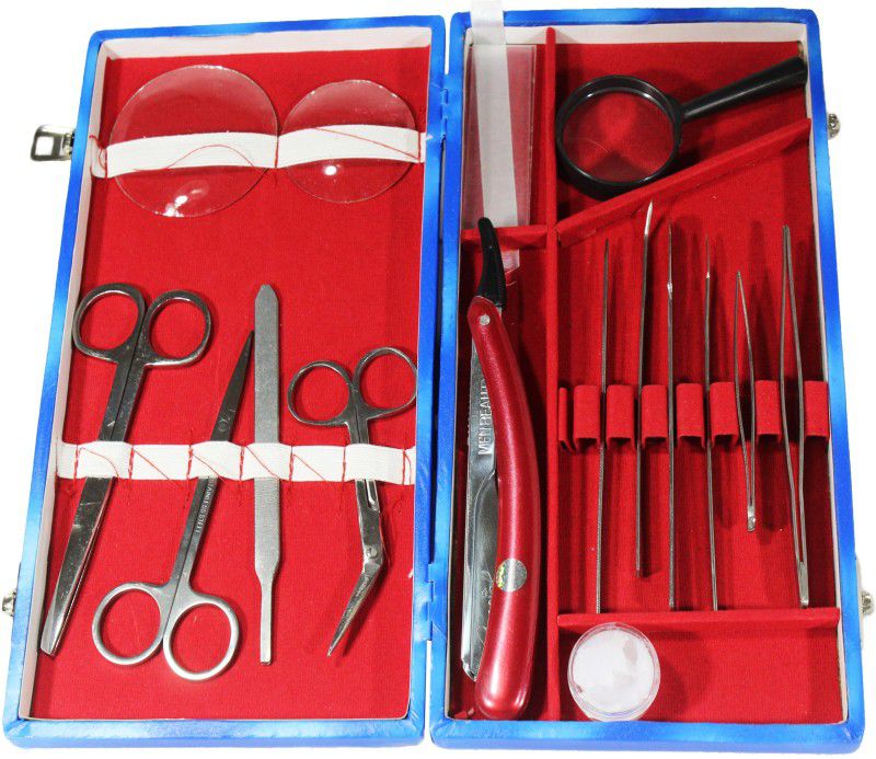 AKI Biology Box- Dissection Kit (14)- Instruments for Medical Students Dissection Kit