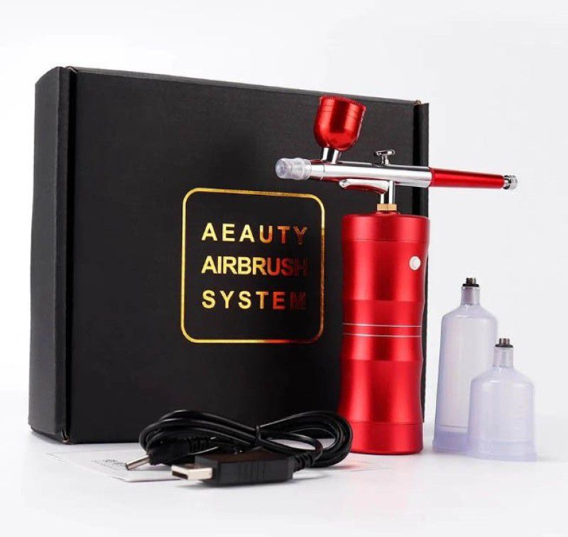 KAVYA TOOLS POWER 0.3mm Mini Air Compressor Spray Gun Airbrush Set for Makeup Airbrush