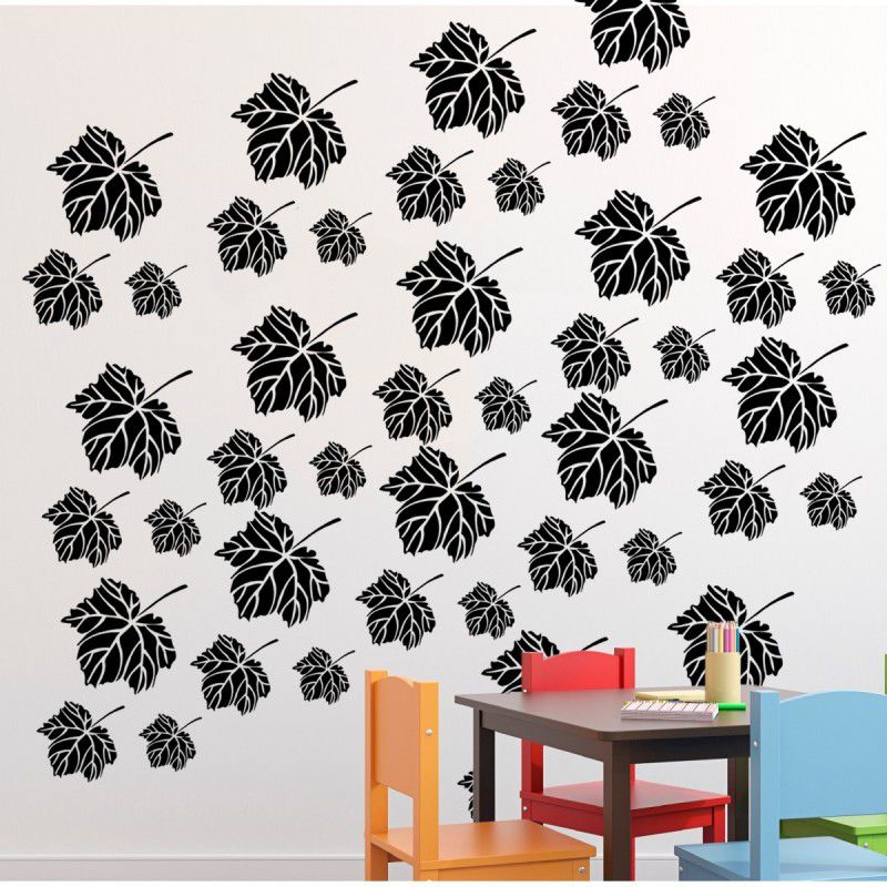 DECORNOWRDM Size : ( 16-inch x 24-inch) Gazleblock Floral Fineart Reusable DIY Wall Stencil for Home Decoration wall stencil Stencil  (Pack of 1, Gazleblock Floral Fineart)
