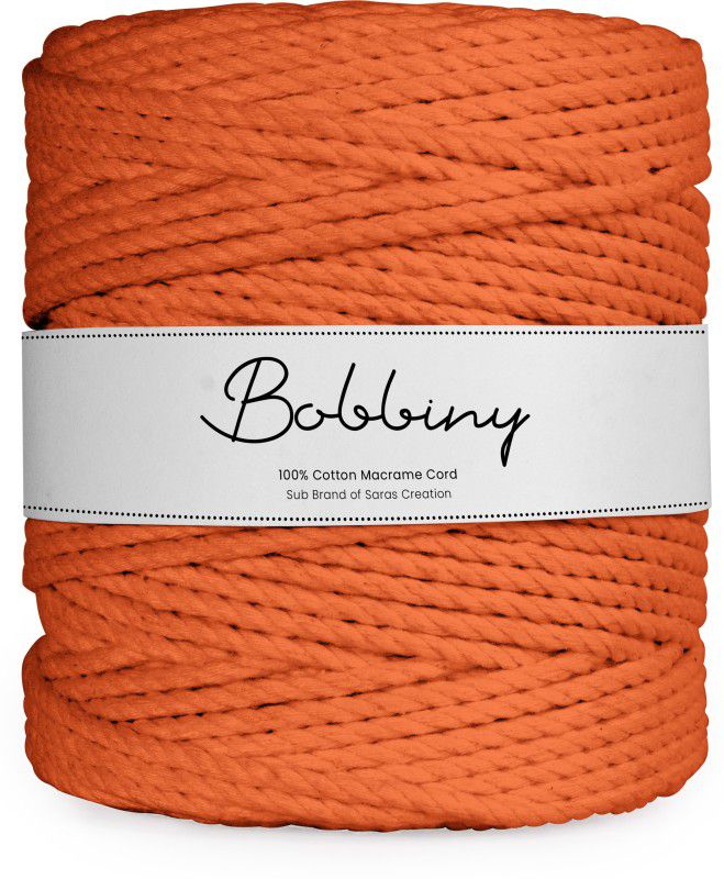 Bobbiny Orange Thread  (100 m Pack of1)