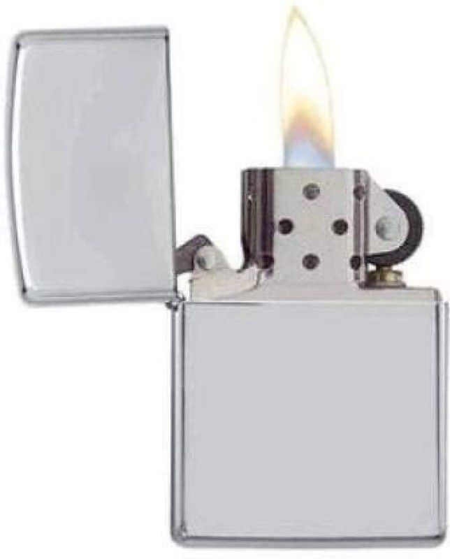 Skyble 555FREEETVB Silver Small Pocket Lighter with Lighter Pocket Lighter  (SILVER)