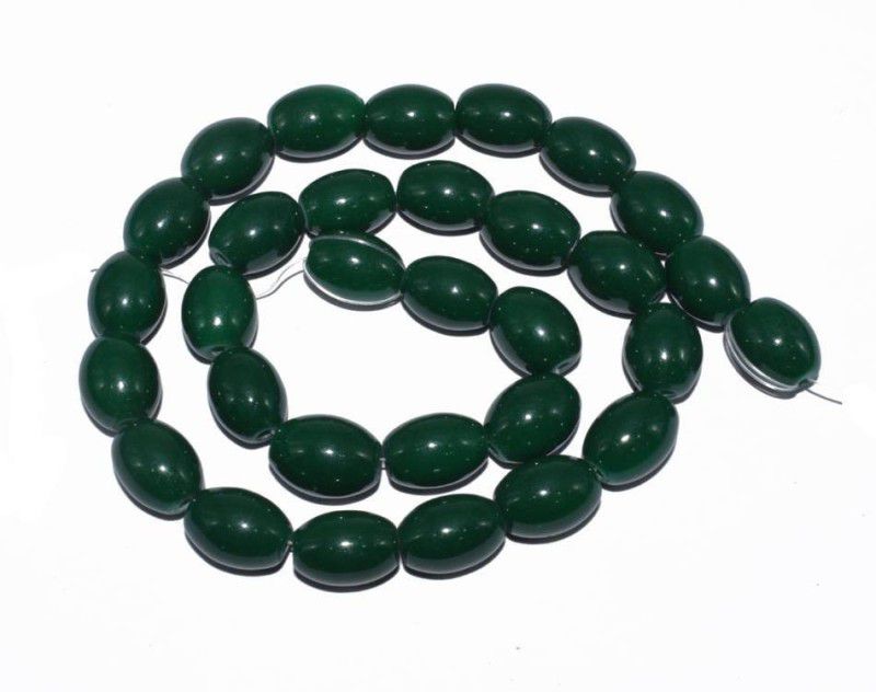 beadwaala Dark Green Beads  (50 g)