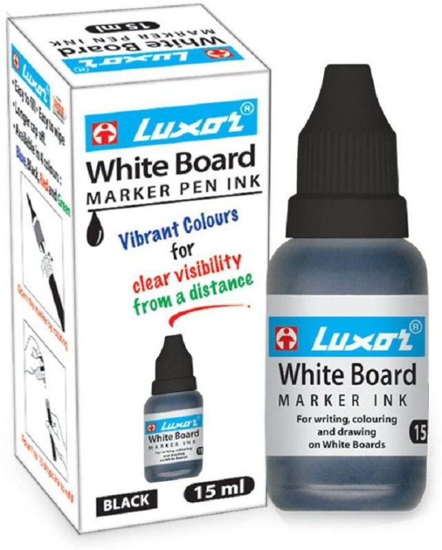 LUXOR Whiteboard Marker Ink Black 15 ml Marker Refill  (Black)