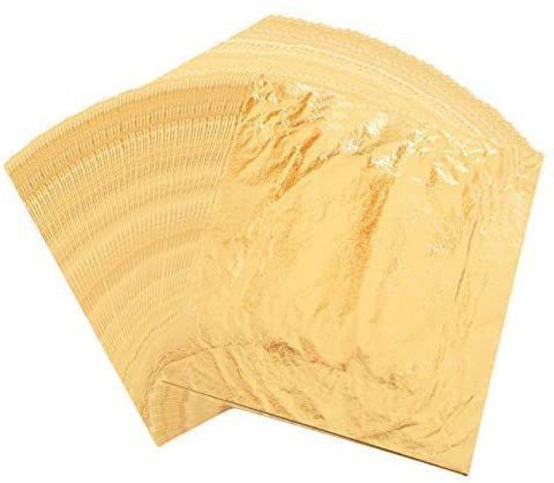 URBAN BOX Gold Foil for Gilding Silhouette Paper Sheet  (0.01 cm x 14 cm)