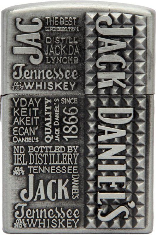 The Chaabi Shop Jack Daniels Lighter, Engraved, Silver Jack Daniels Lighter, Engraved, Silver Pocket Lighter  (silver)