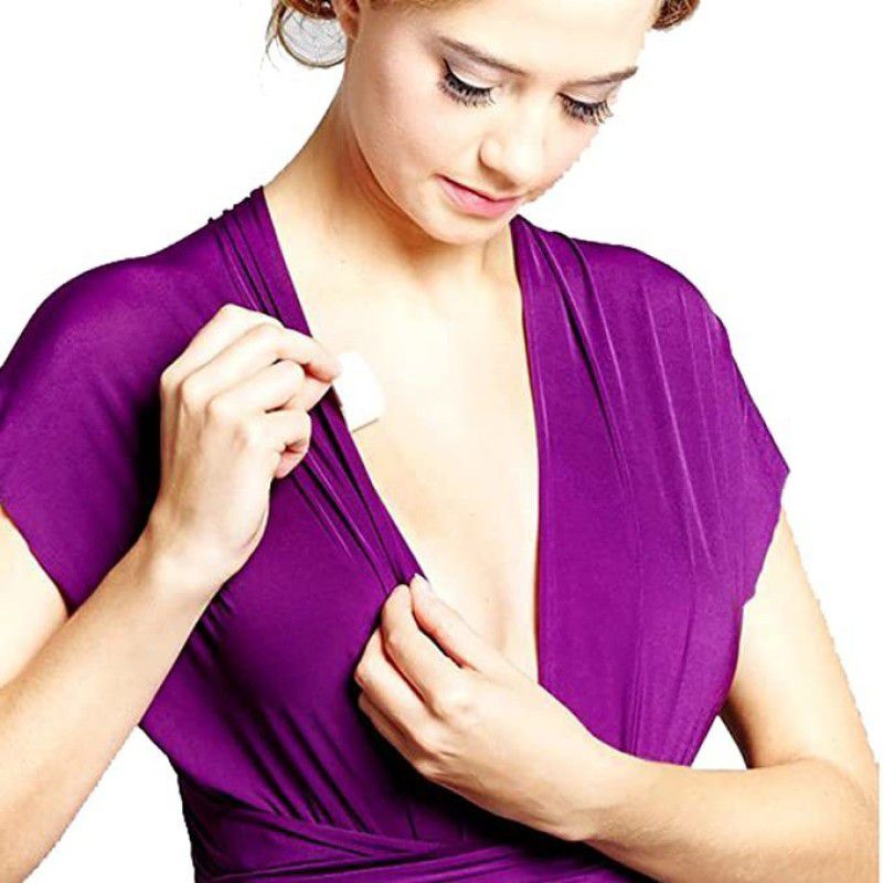 TISUHG Fashion Tape Double Sided Body Clothing Bra Strip ( 35 PCS ) 6 Count Aida Cloth  (8 cm x 1 cm)