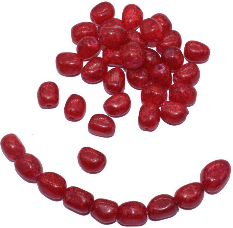 beadwaala Red Beads  (50 g)
