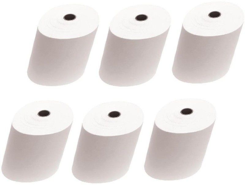 youtech 79mmX55Mtr (meter) Thermal Paper Biling Rolls (Pack of 6) Original Paper Product 70 Gsm paper roll Thermal Cash Register Paper  (79 mm x 5500 cm)