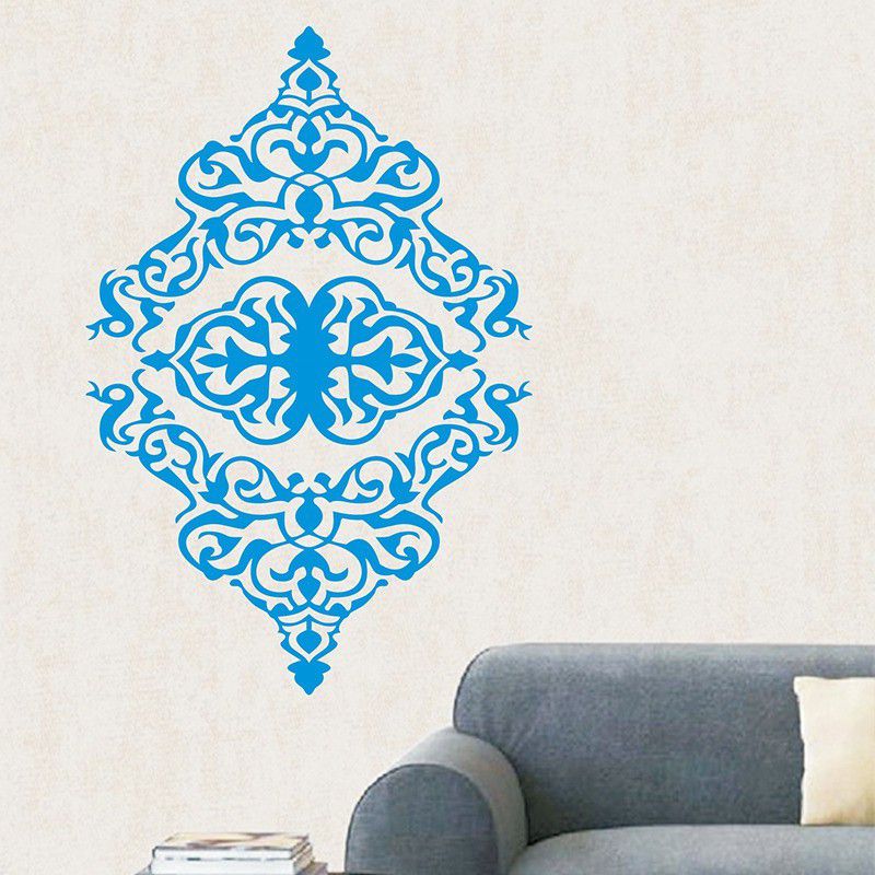 AMAZINGDECOR Framed MADHURAI Wall Print Wall Stencil Reusable DIY Wall Stencil Painting for Home / Office Decoration Stencil ( pack of 1 , SOUTHINDIAN PATTERN ) Floral Stencil  (Pack of 1, , SOUTHINDIAN PATTERN)