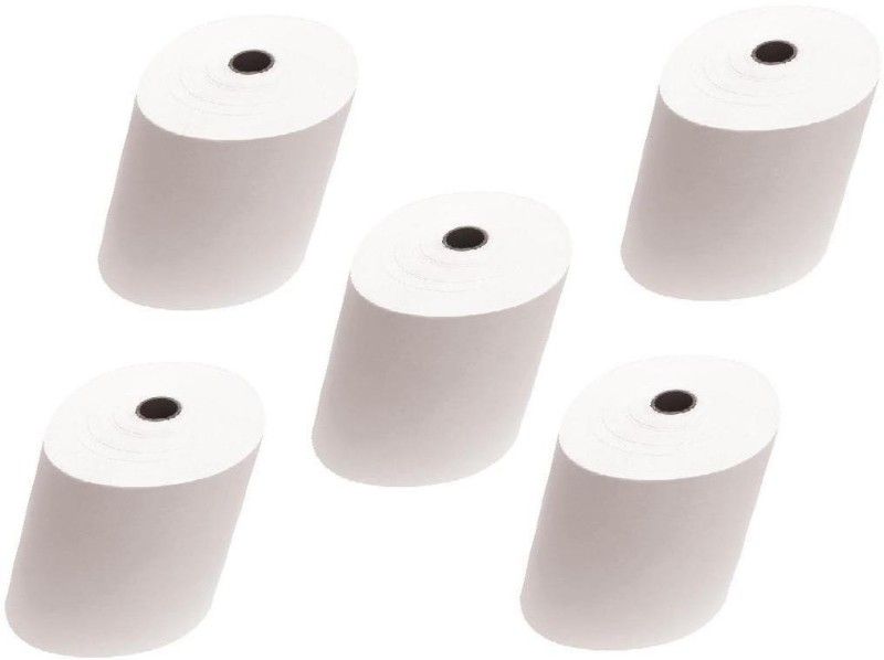 youtech 79mmX55Mtr (meter) Thermal Paper Biling Rolls (Pack of 5) Original Paper Product 70 Gsm paper roll Thermal Cash Register Paper  (79 mm x 5500 cm)