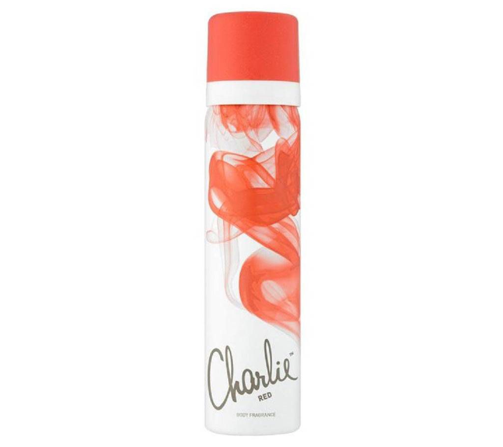 Charlie Body Spray Red for Women - 75ml