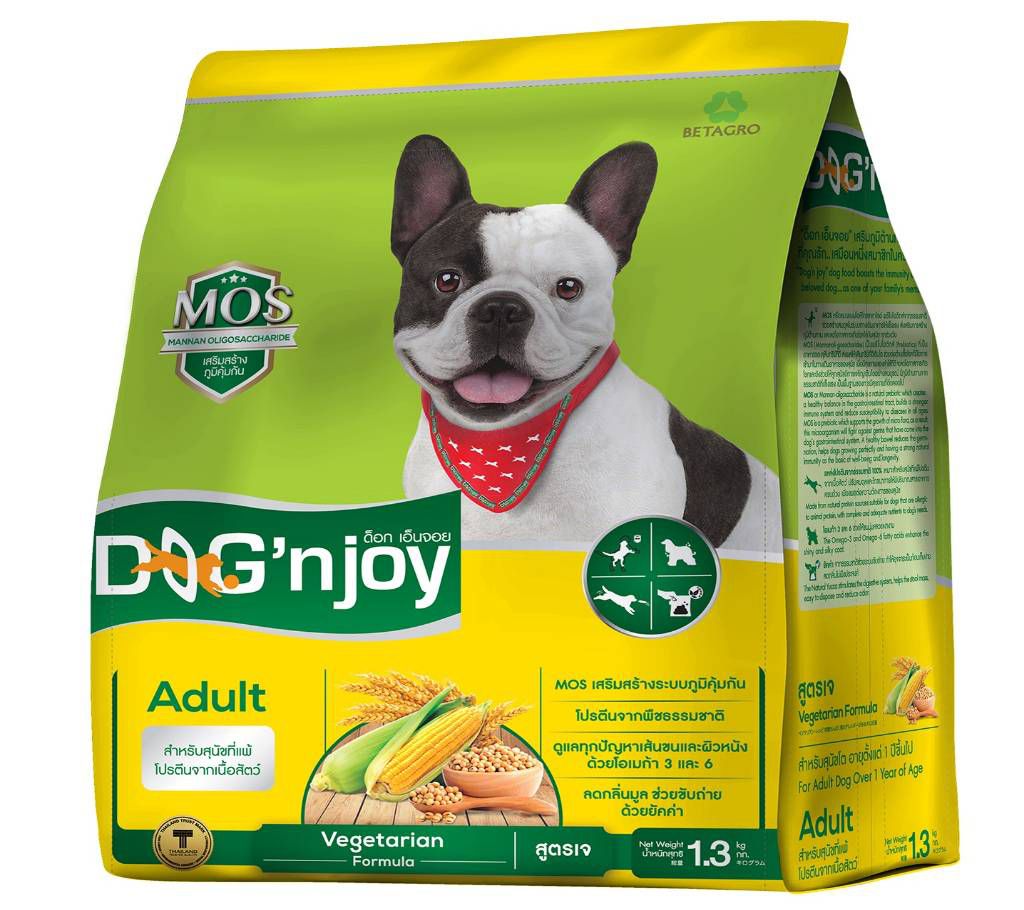 Dog'nJoy Adult Dog food for All Breed - Vegetarian Formula 