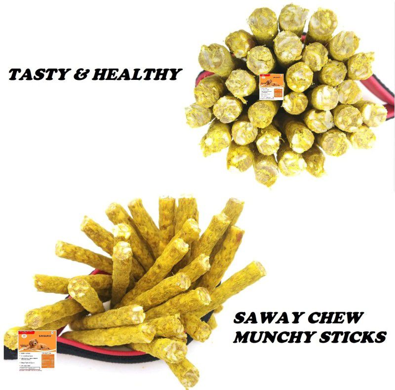 SAWAY Saway Export Quality Dog Calcium Chicken munchi 2 kg Chicken, Chicken Dog Chew  (2 kg, Pack of 1)