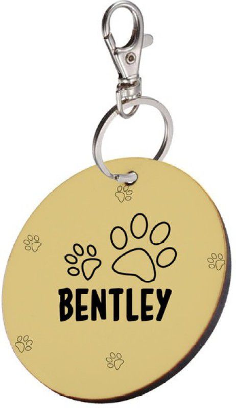 SKY TRENDS Info Engraved Dog Collar Charm  (Multicolor, Round)