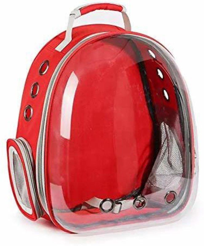 Emily Pets Astronaut Pet Cat Dog Puppy Carrier Travel Bag Space Capsule Backpack Breathable Red Backpack Pet Carrier  (Suitable For Dog, Cat, Rabbit)
