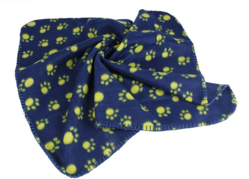 BOLT Puppy Blanket Paw Prints Pet Cushion Small Dog Cat Bed Soft Warm Sleep Mat Cat, Dog Blanket  (Polyester)