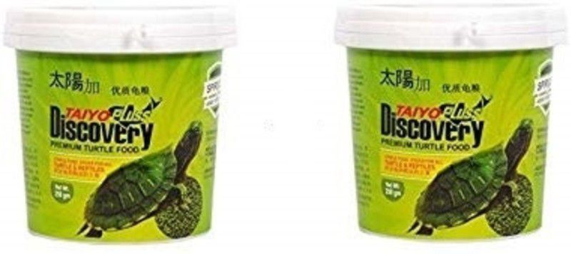 Taiyo Pluss Discovery Turtle food 250g Includes Pack of 2 Vegetable 0.453 kg (2x0.23 kg) Dry Young Turtle Food