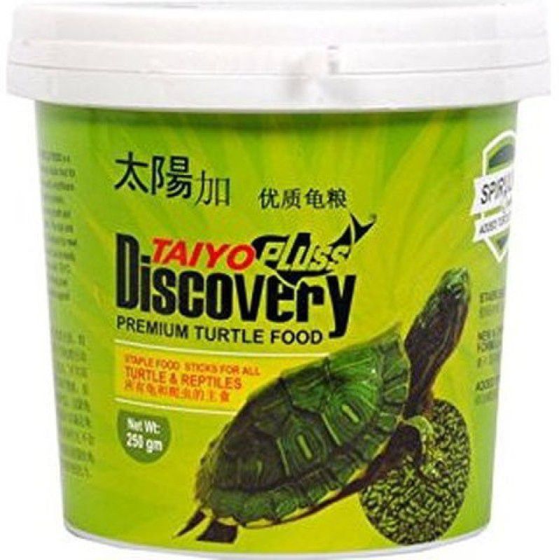 JJ FEEDS Taiyo Pluss Discovery Turtle Food, 500 G2 Vegetable 0.275 kg Dry Young Turtle Food