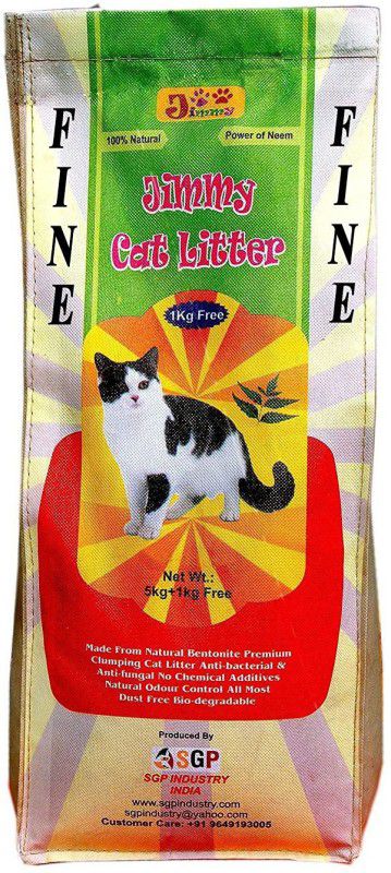 Jimmy Cat Litter 6 Kg FINE Granules Pet Litter Tray Refill