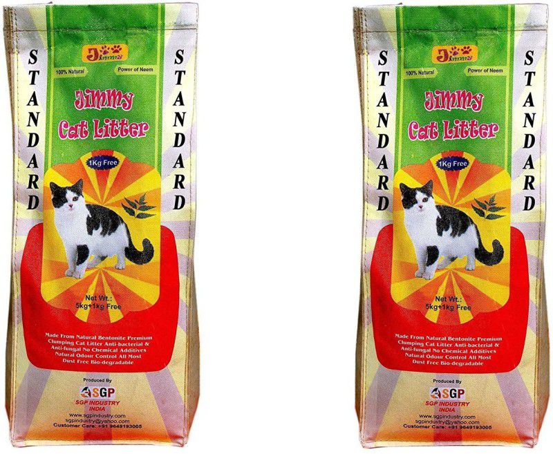 Jimmy Cat Litter 12 Kg STANDARD Granules Pet Litter Tray Refill