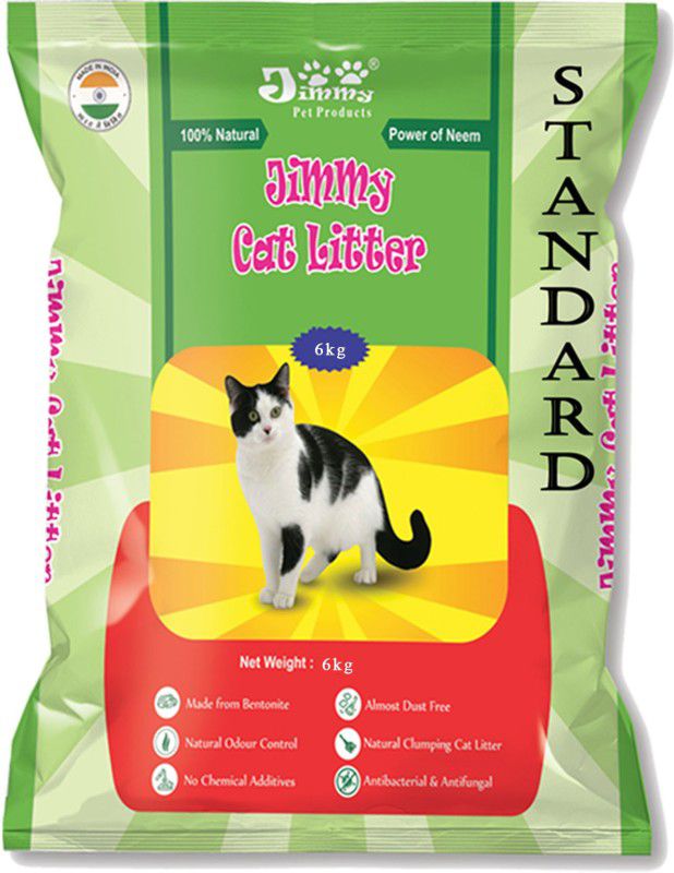 Jimmy Clumping Cat Litter Standard 6 Kg Pet Litter Tray Refill