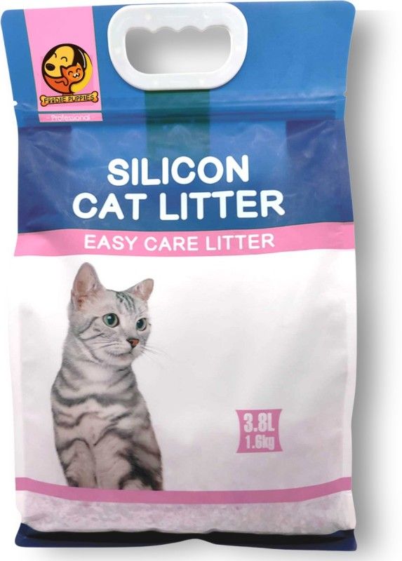 Foodie Puppies Silicon Cat Litter-(1.6 kg/3.8L) | Best Odor Control (Strawberry) 100% Natural Pet Litter Tray Refill