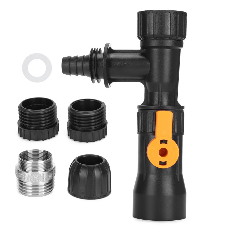 Himeng La Aquarium Fish Tank Water Changer Replacement Faucet Nozzles with 2 Adapters