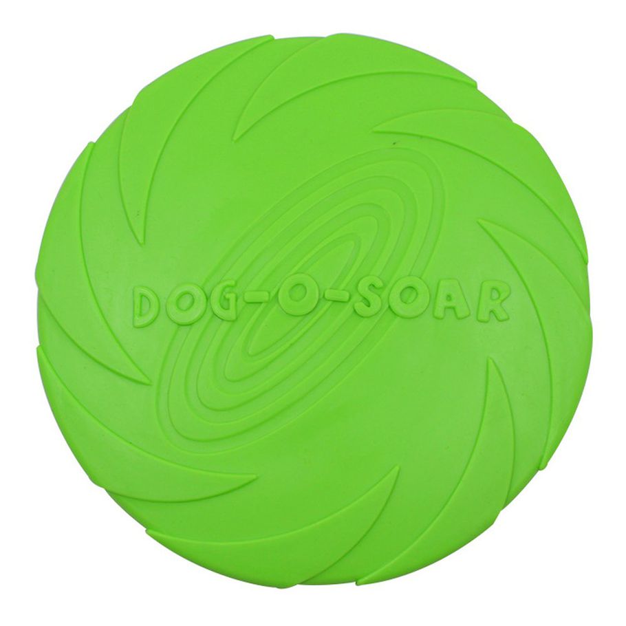 TPR Dog Rubber Disc Training Throwing Dog Toy 15cm Dog Disc For Land And Water Dog Catching Playing Pet Products
