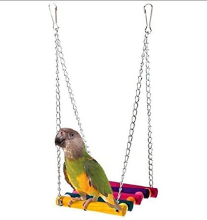 Birds Swing toy for Budgies, Cockatiel, Parrot, Conure, Java, Finch, Canary and Other Small & medium Birds