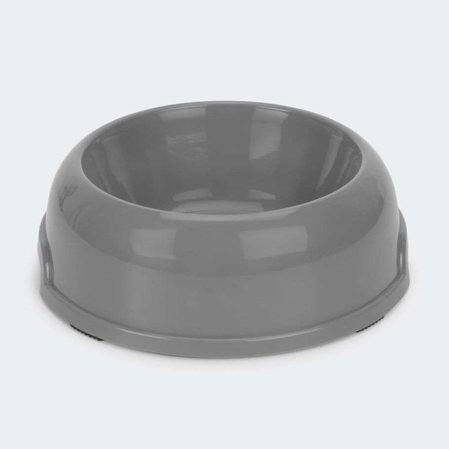 Cat Bowl Plastic - Grey