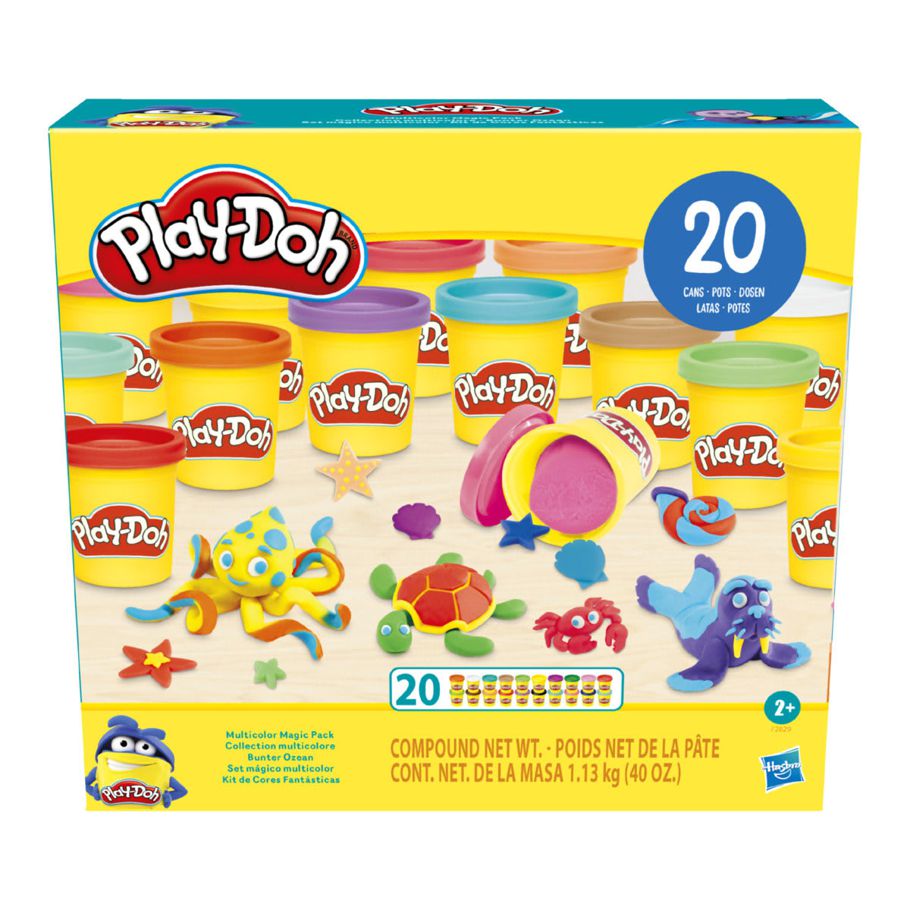 20 Pack Play-Doh Multicolour Magic Compound Set