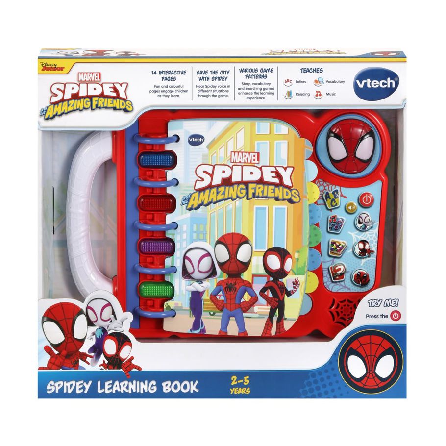 VTech Marvel Spidey and his Amazing Friends Learning Book