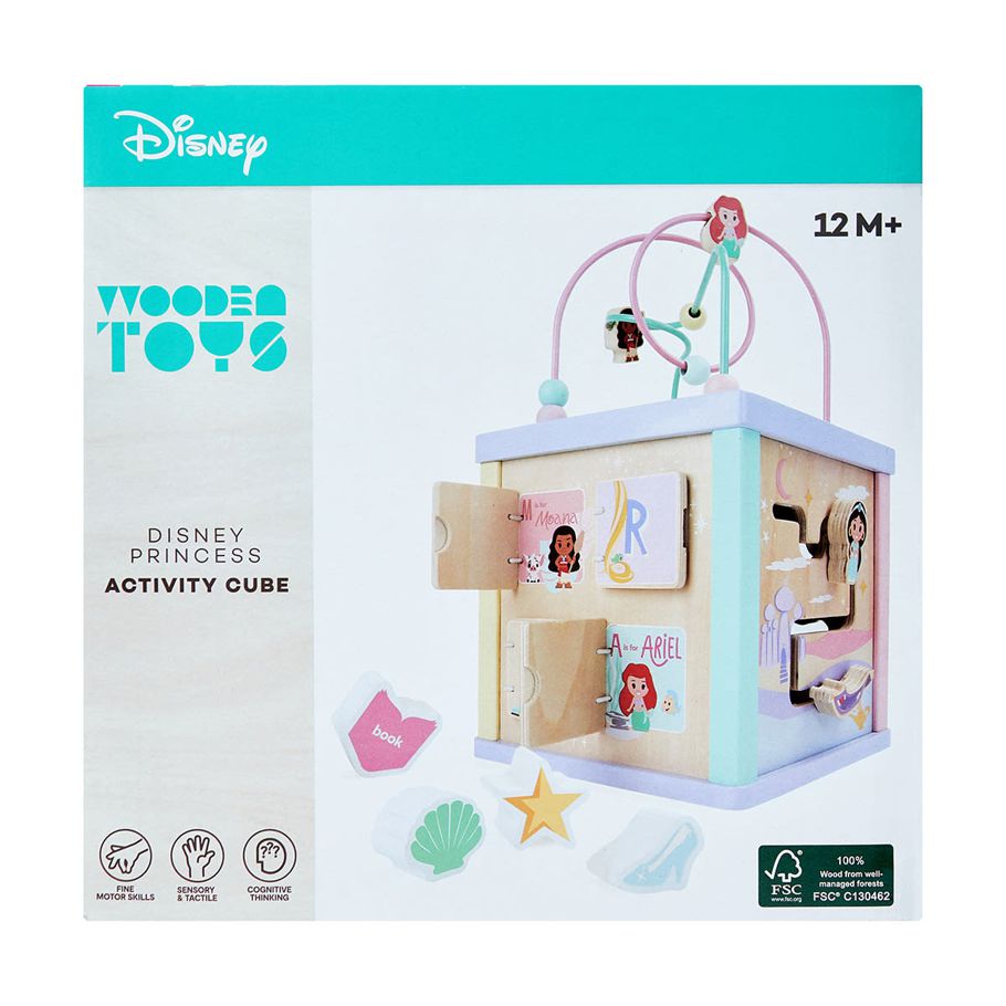 Disney Wooden Toys Princess Activity Cube