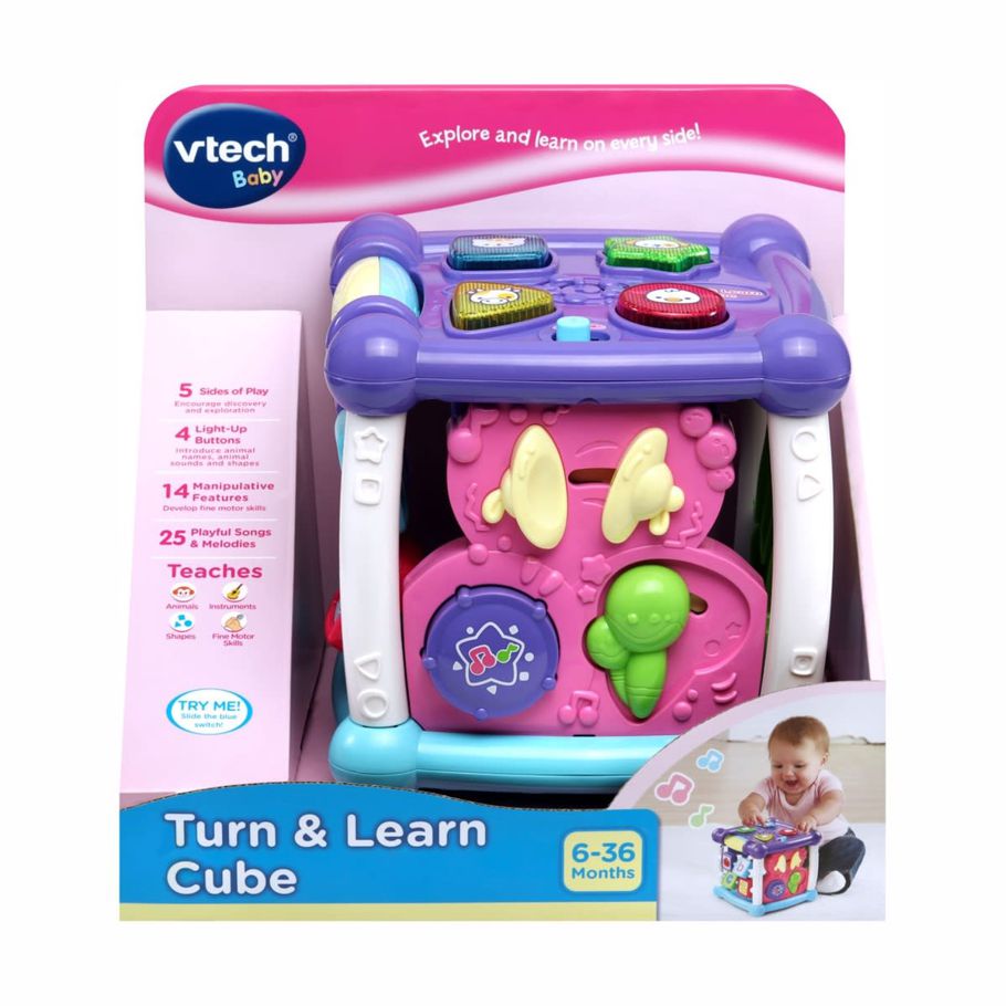 VTech Turn & Learn Cube Toy