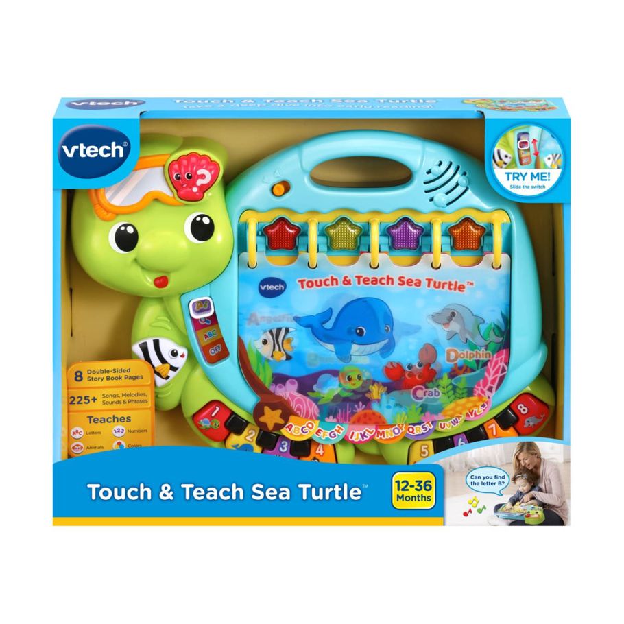 Vtech Touch and Teach Sea Turtle Book