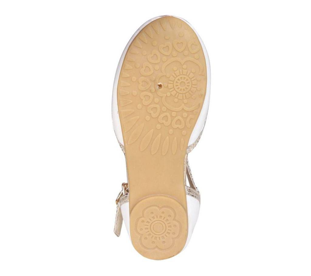 Twinkler Off White Leather Junior Girl's Sandal