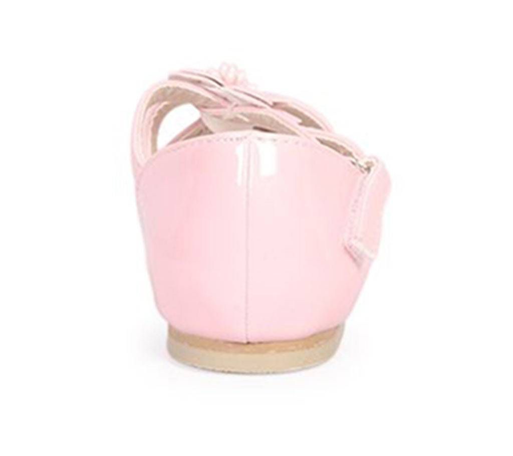 Twinkler Pink Artificial Leather Junior Girl's Sandal Shoe