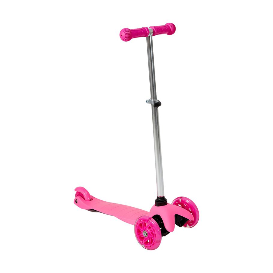 Light Up Wheel Tilt and Turn Scooter - Pink