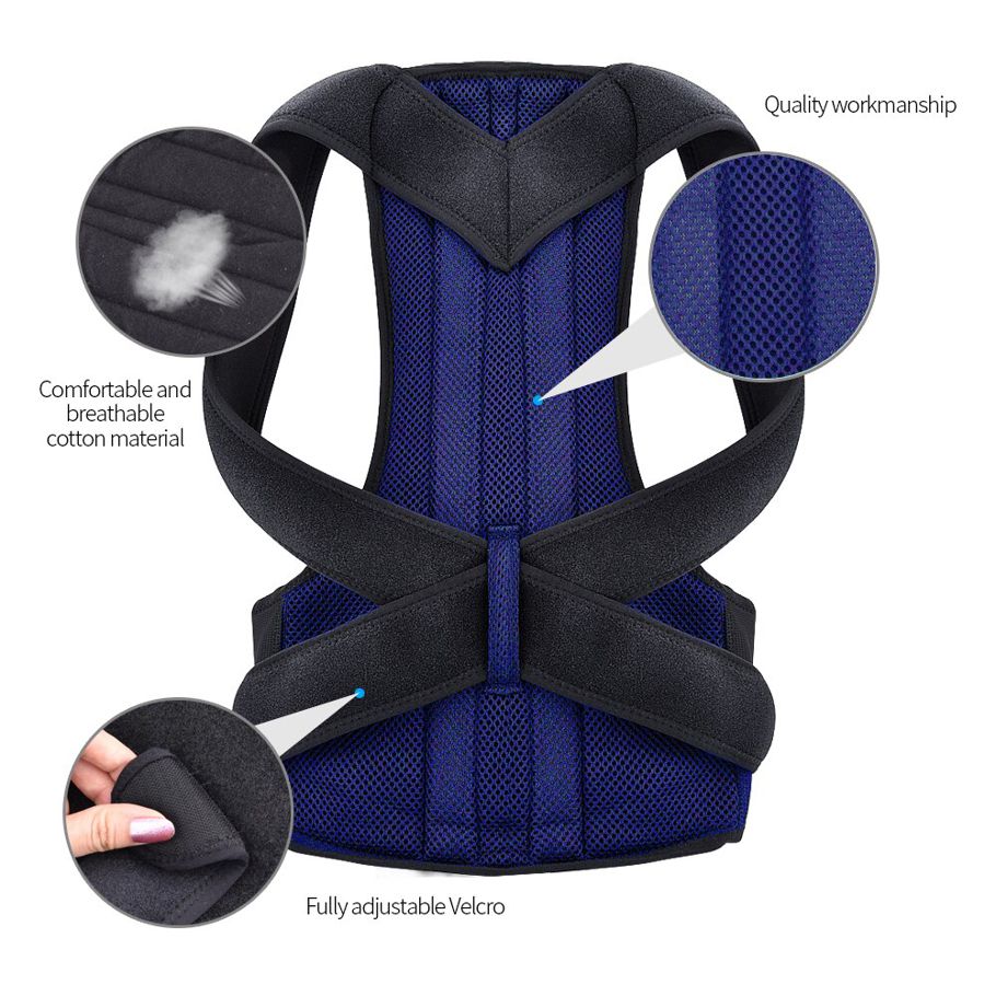 2020 Back Waist Corrector Adjustable  Corest Correction Belt Trainer Shoulder Lumbar Brace Spine Support Belt Vest