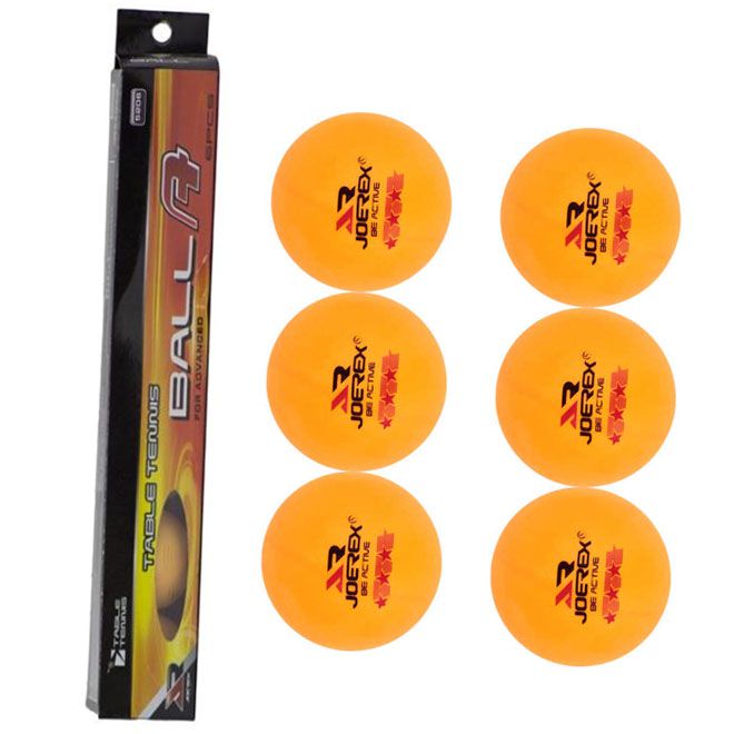 JOEREX Table Tennis Ball - Joerex - 6 Pcs - Orange