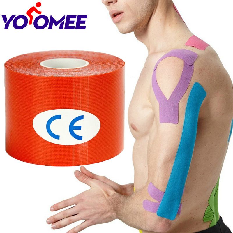Elastic Kinesiology Tape Athletic Recovery Sports Safety Muscle Pain Relief Knee Pads Support Gym Fitness Bandage