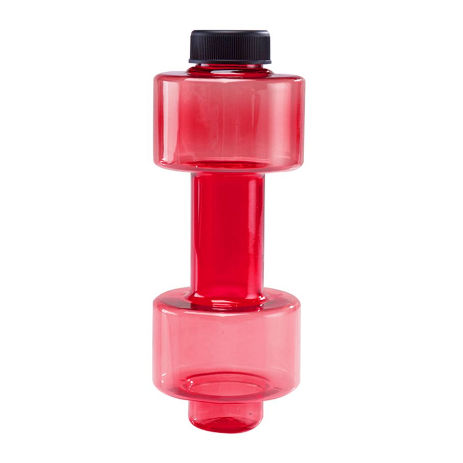 550ml Dumbbell Shape Fitness Water Cup Sealed Leakproof Sports Bottle Kettle