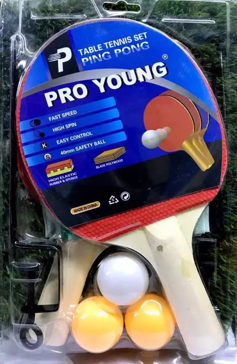 Pro Young Table Tennis Racket Set