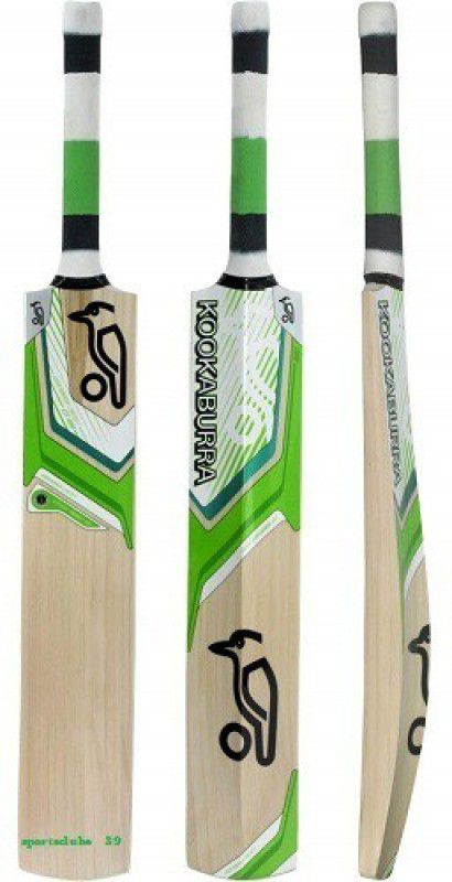 Sportsclube tennis A39 kookahburra green cricket bat sutaible for boy and girl Poplar Willow Cricket Bat  (840-900 g)
