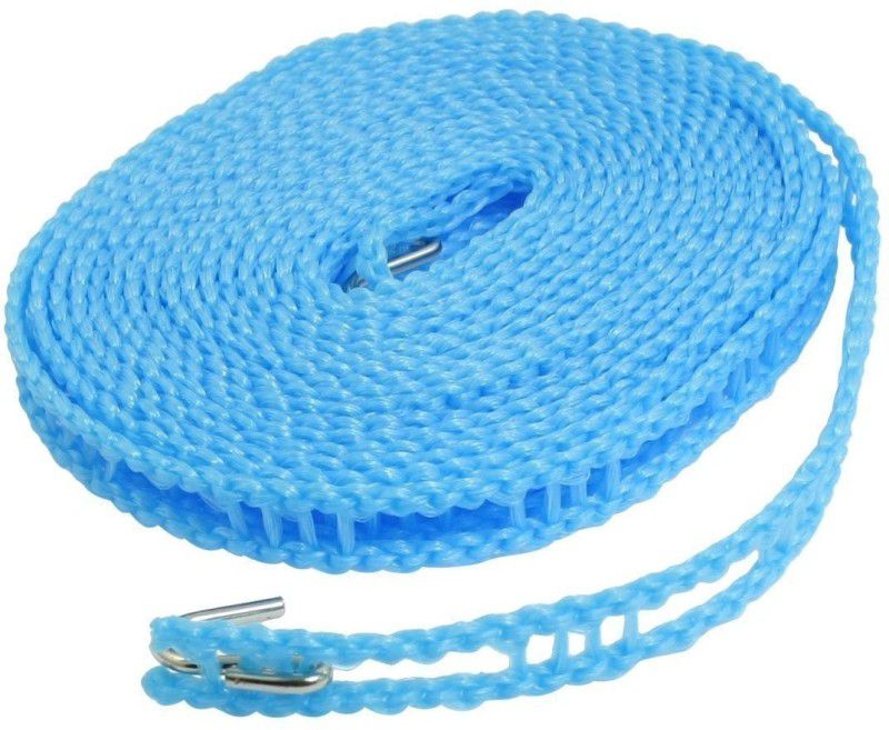 Okayji 3 Meter Nylon Anti Slip Windproof Clothesline Dry Rope Blue, Pink, Green  (Length: 16.002 m, Diameter: 3 mm)