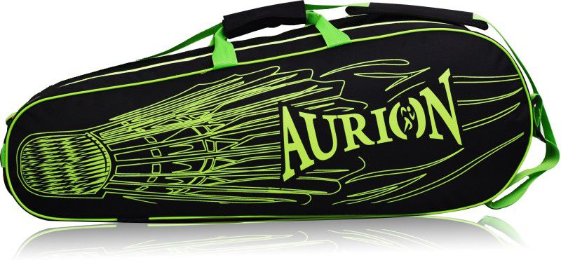 Aurion by 10Club Badminton Kitbag with Double Zipper Compartments  (Kit Bag)