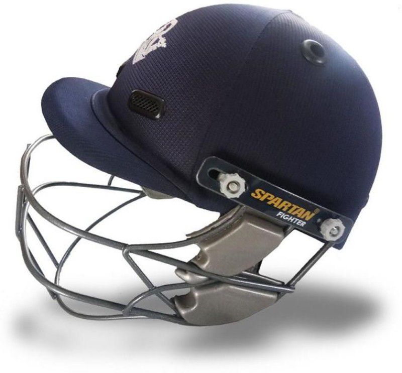 Spartan MSD Fighter Cricket Helmet  (Blue)